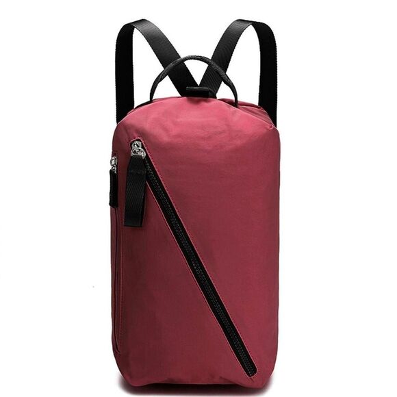 Ampere Handbags - Ampere Women's Black & Burgundy Athletic convertible Bag